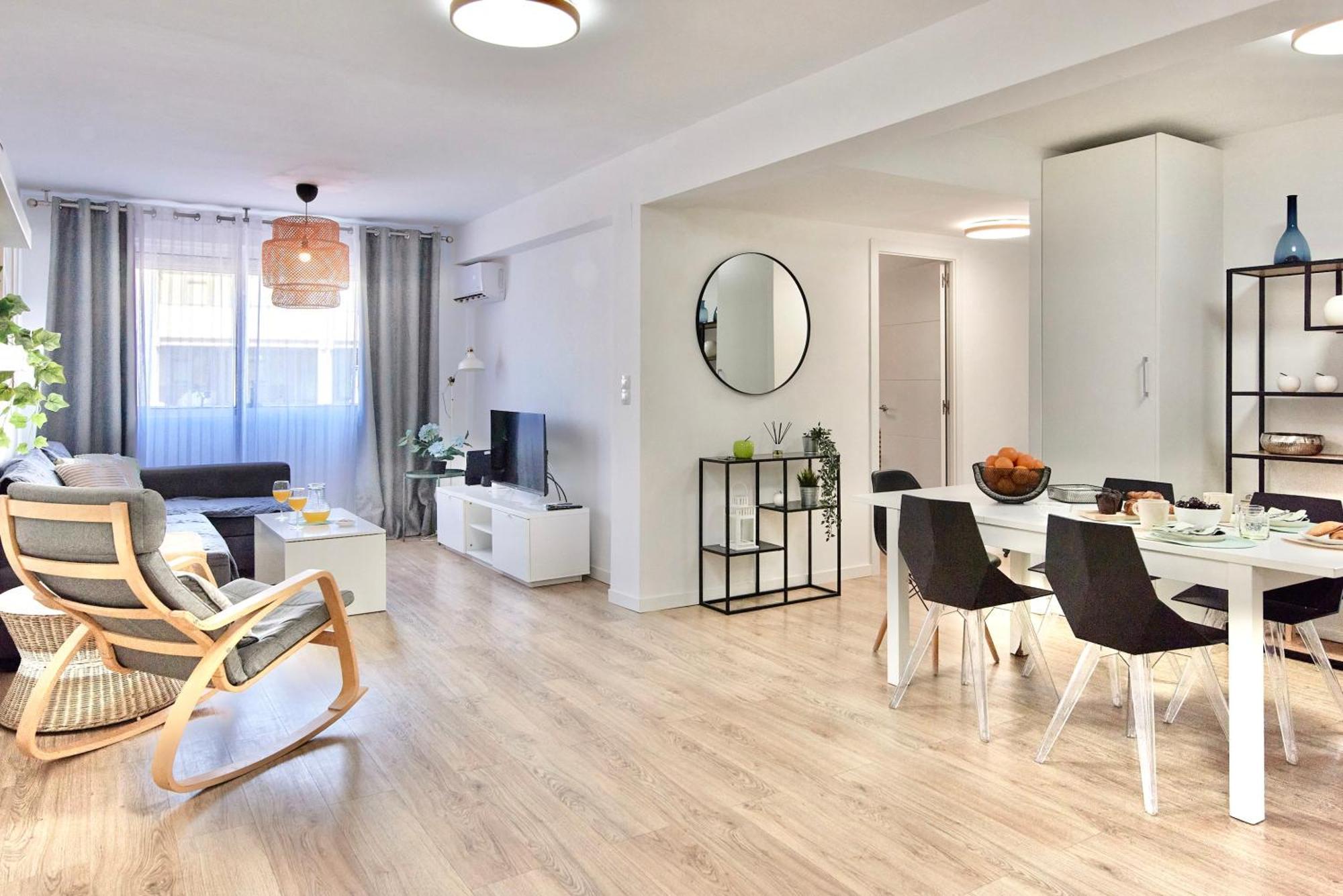 Spacious, Sunny Flat By City Of Arts & Sciences Valencia Exteriör bild