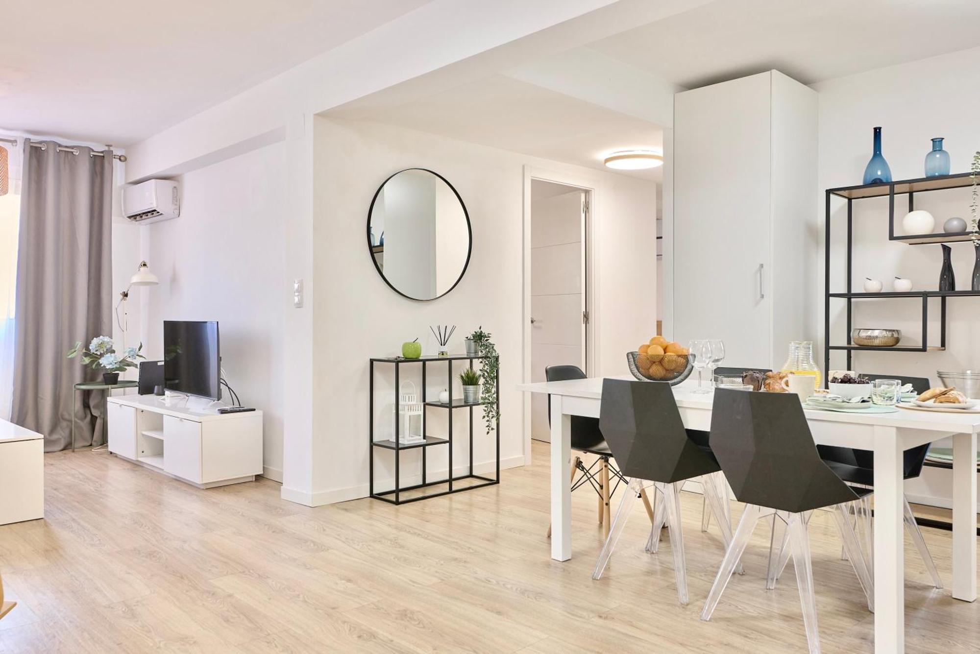 Spacious, Sunny Flat By City Of Arts & Sciences Valencia Exteriör bild
